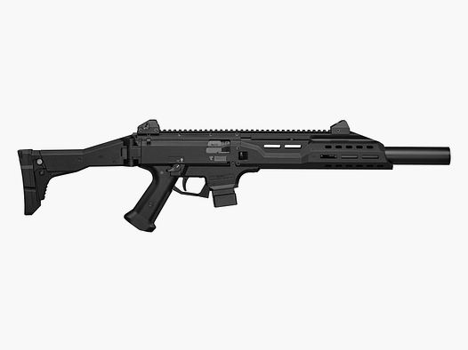 CZ Scorpion Evo 3 S1 Carbine 9mm avec un silencieux « faux »