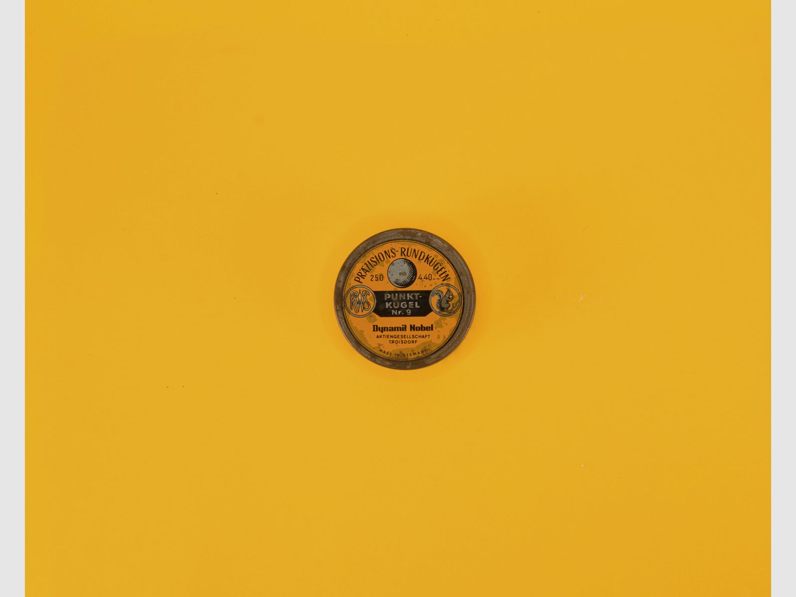Vintage RWS Nummer 9 Präzisionsrundkugeln, verkupfert in 4,40 mm, Bild 1 von 3