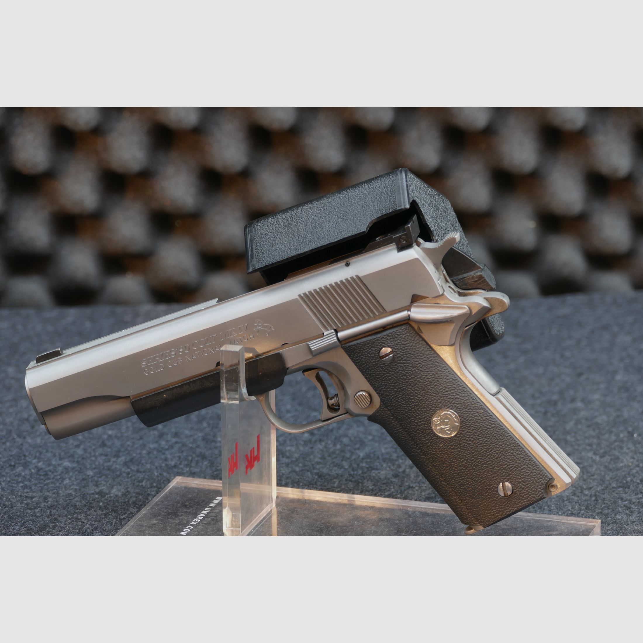 Colt Series 80 MK IV — Gold Cup National Match — .45 Auto (.45 ACP), stainless steel