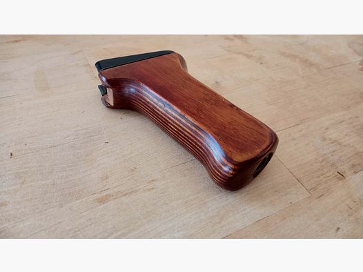 Original russischer AK74 Schichtholz Pistolengriff / passt auch AKM  // Laminat Griff / Yunker