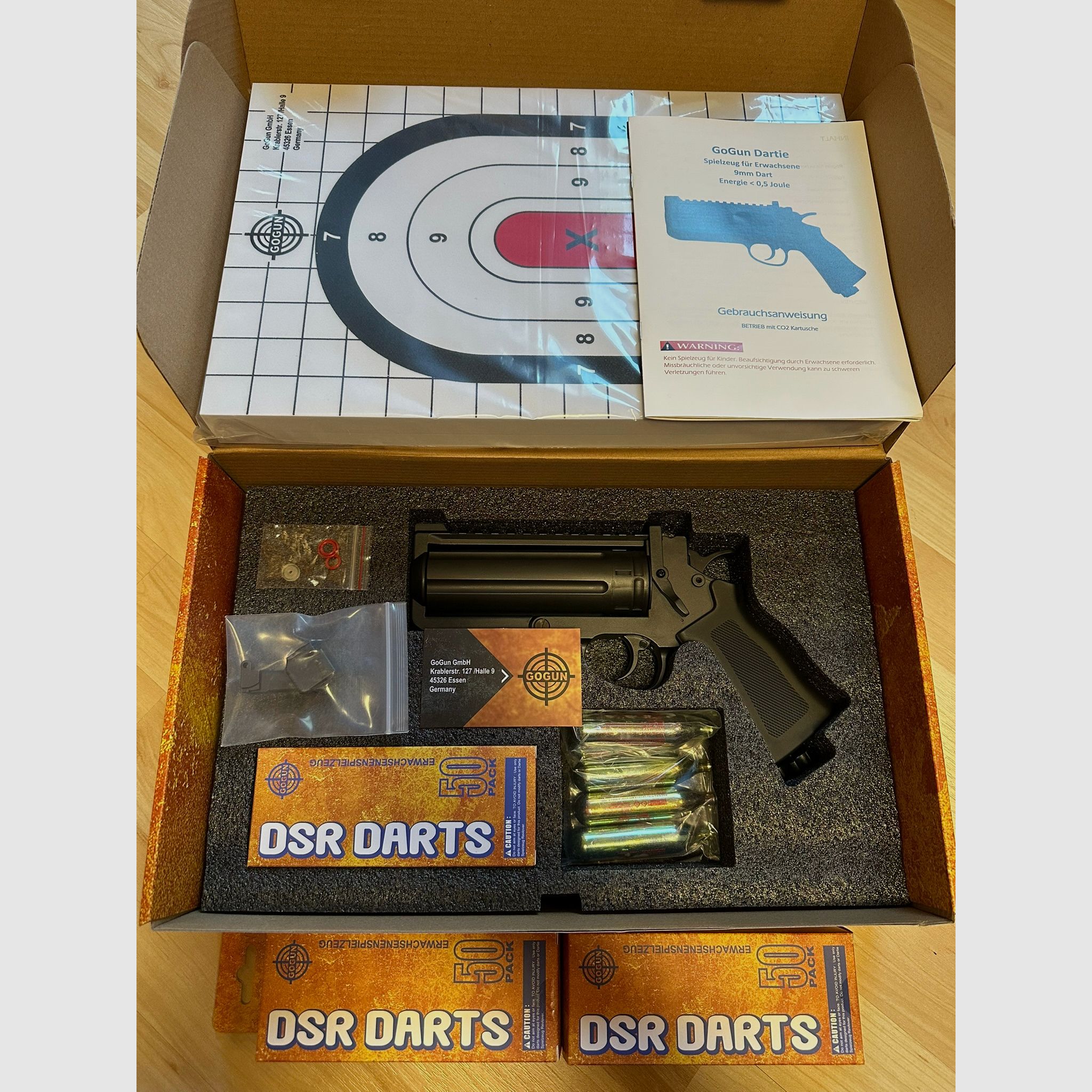 Dartie Deluxe Kit Needle Revolver GoGun+ Expo Kit+ Accessories Super Set
