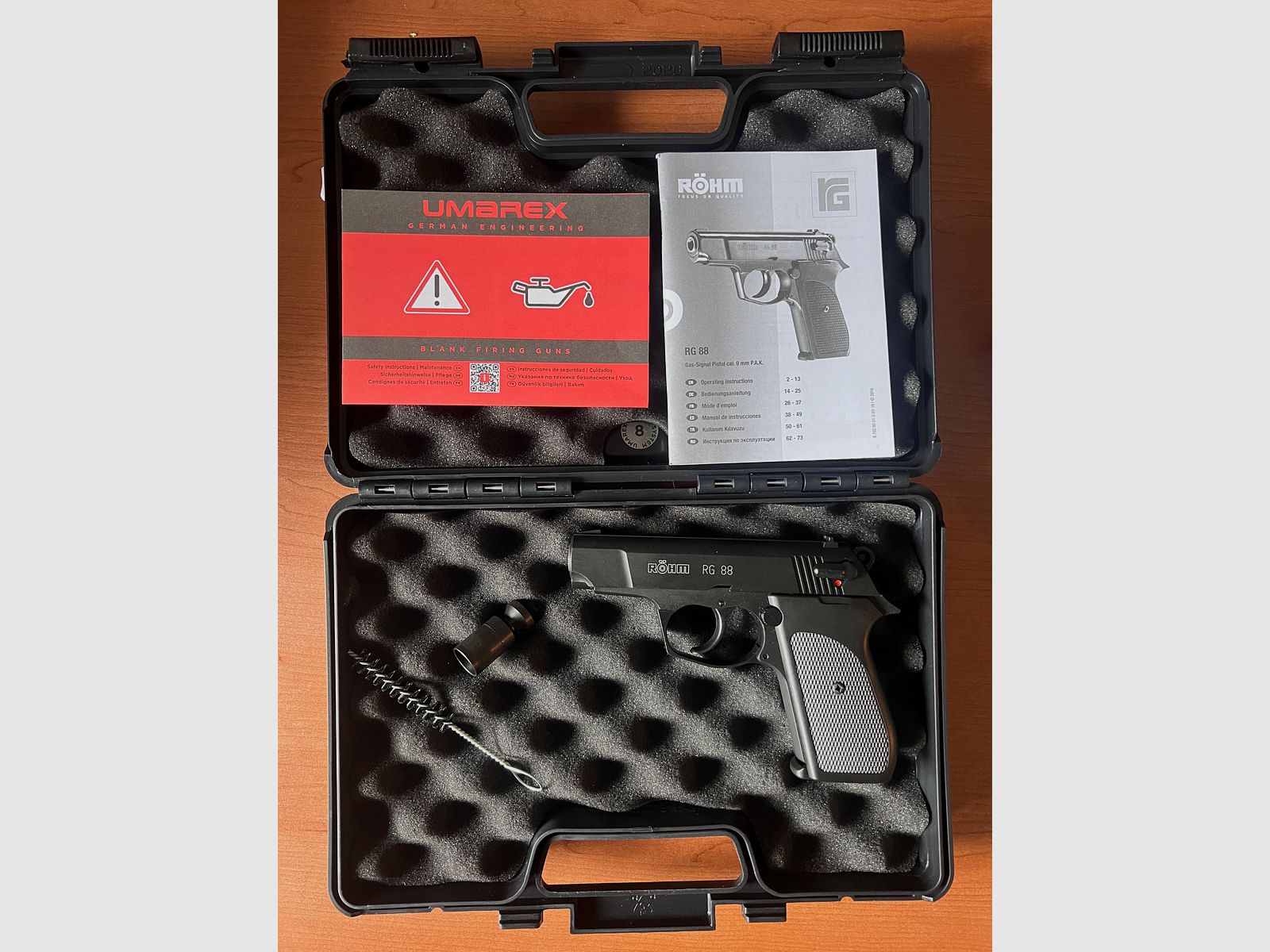 Röhm RG 88 Gas-Signal-Pistole 9mm P.A.K. – Neuwertig in OVP