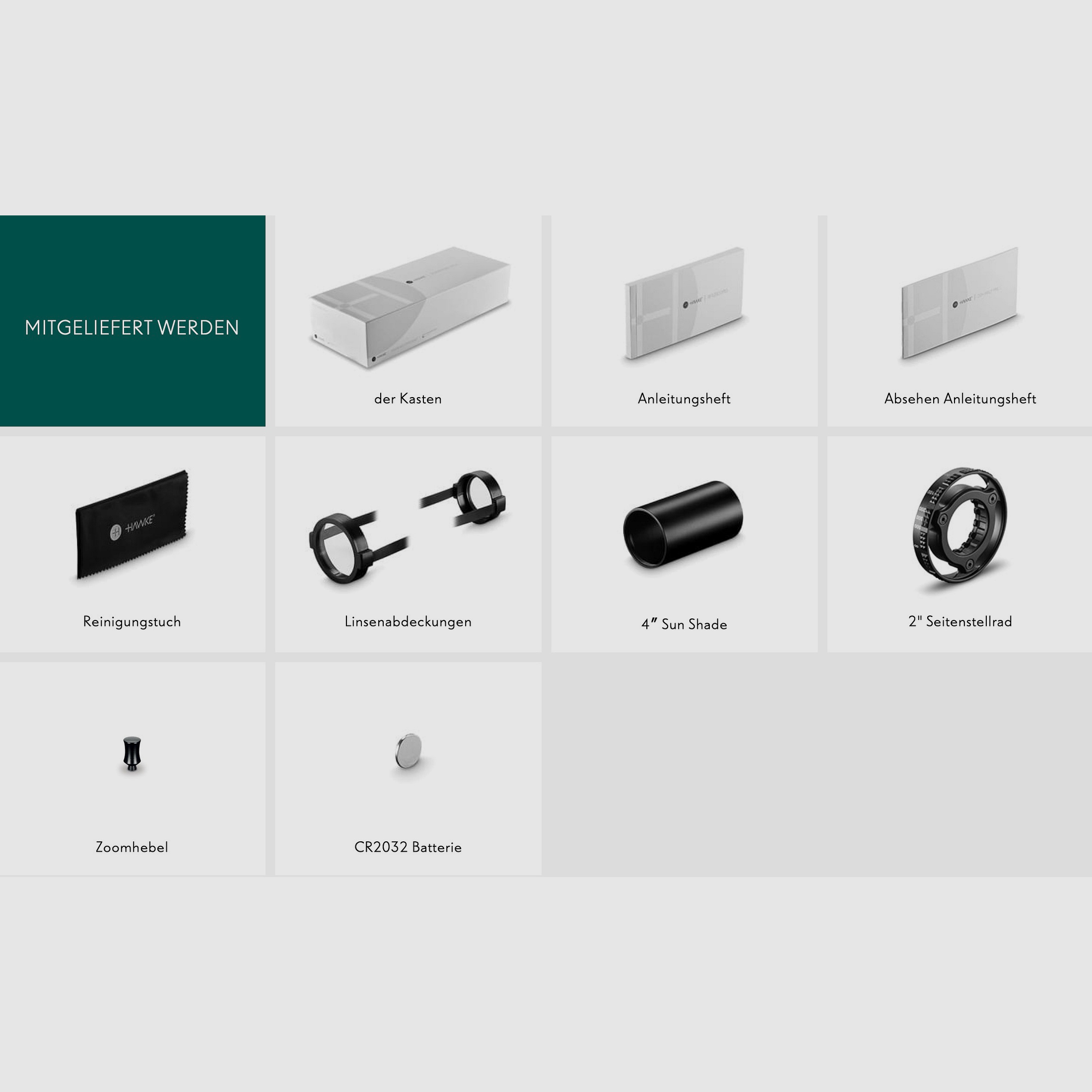 Hawke 17150 Sidewinder 30 SF 6.5-20x44 luneta 20x HALF MIL