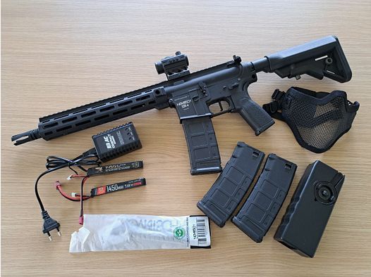 Novritsch - SSR4 Mk1 Gen2 + Red Dot – AEG Airsoft AR 15 6mm BB