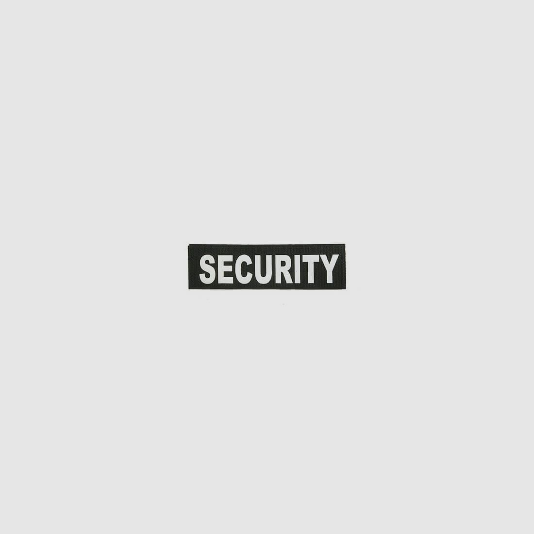 Reflektierender Security Klett Patch - Klein
