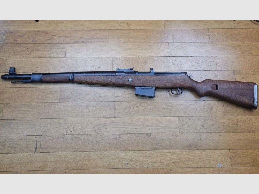 RARISSIME und exzellentes Gewehr G41(W) – Erstes deutsches Selbstladegewehr des Zweiten Weltkriegs – vollständig monomatrikuliert – Originalkaliber 8x57IS – zehn Schuss – Bang-System – Riegel mit Walze – Die Feuerkraft made in Germany – Außergewöhnliches Stück, das einen Platz im Museum verdient!, Bild 2 von 44