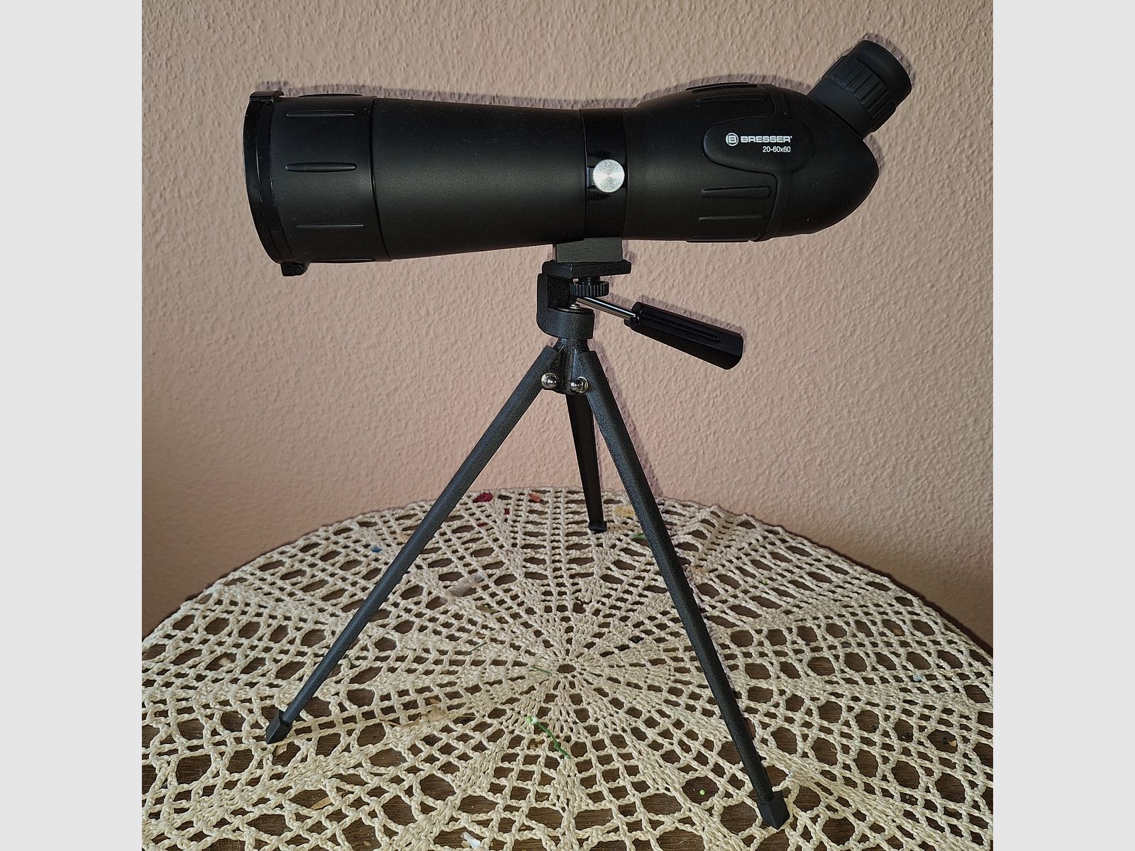 Bresser Spektiv Spotty 20-60x60 mit stufenloser Zoomfunktion, 