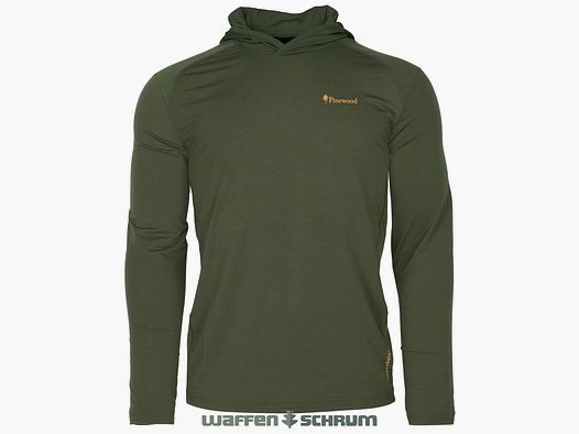Hoodie Pinewood Ochrona przed insektami Zielony mech