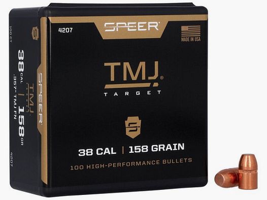 SPEER GESCHOSSE TMJ FN - .38SPECIAL / 357MAG, 158 GRAIN - 100 STÜCK