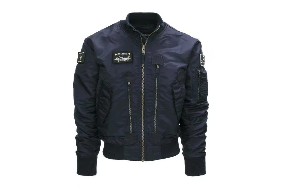F-35 flight jacket Fostex Garments – navy blue, image 8 of 24