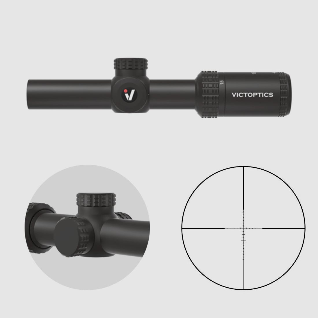 Victoptics VIOC-01 SOI 1.5-5×20 – 11mm Dovetail