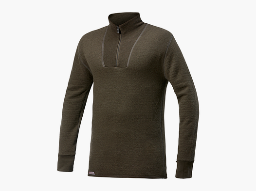 Woolpower Zip Turtleneck 200 g Pine Green