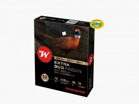 WINCHESTER cartridges EXTRA DUO FAISAN cal.12 pb.7+5