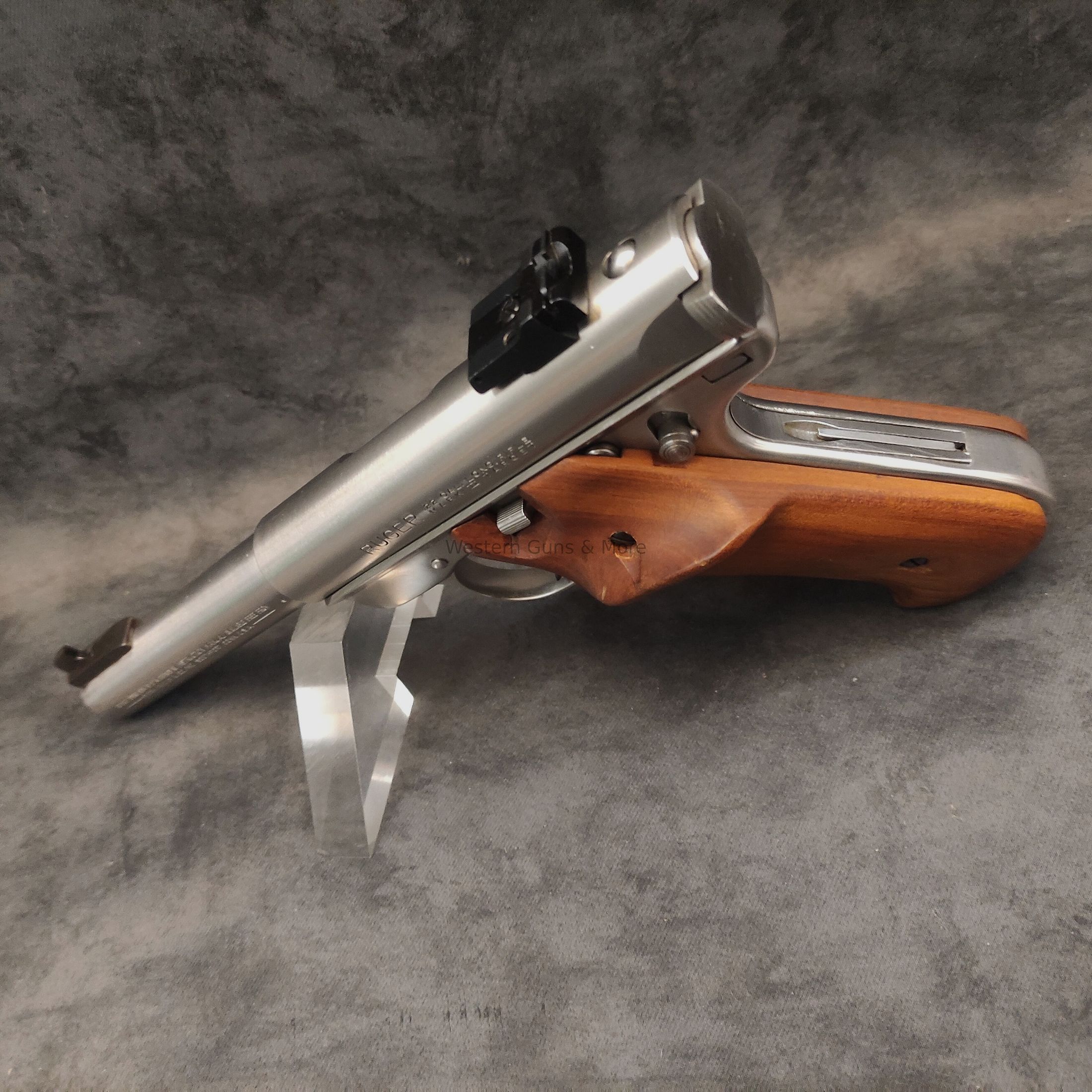 Ruger Mark II Target .22lr in acciaio inox