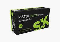 SK Pistol Match Special .22 LR 40GR LRN 50 cartuchos