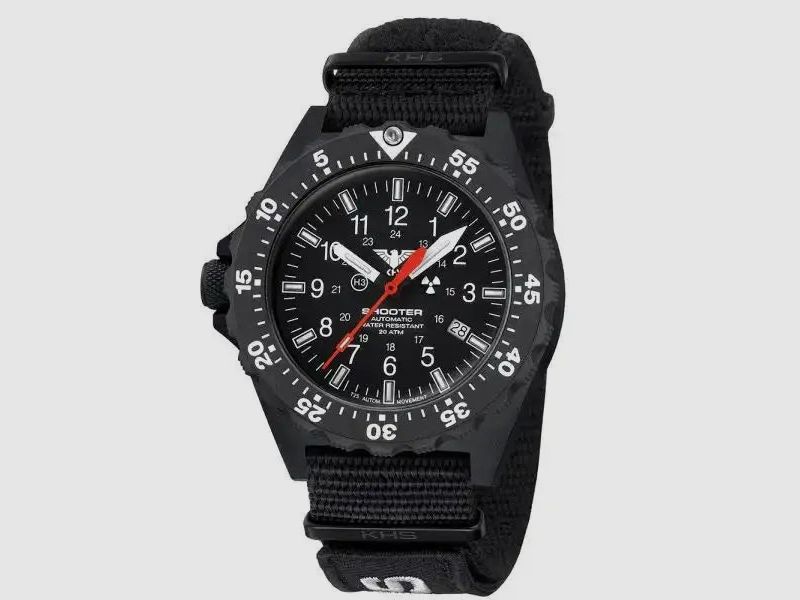 KHS KHS Wristwatch Shooter MKII Automatic Field NATO Strap XTAC