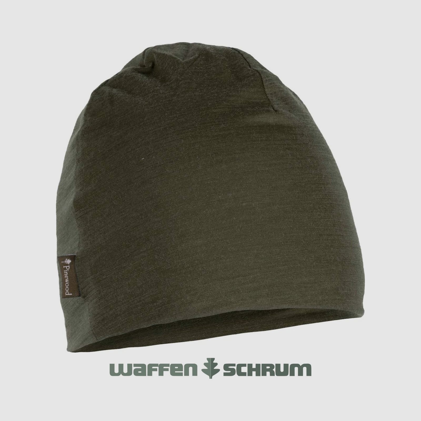 Pinewood Beanie Merino Mosgroen