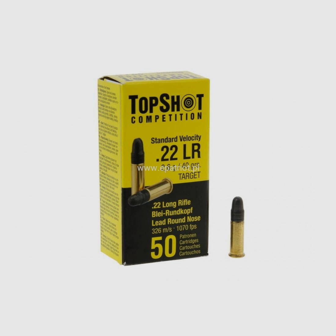 CCI Topshot munitie .22 LR 2,59 g/40 gr