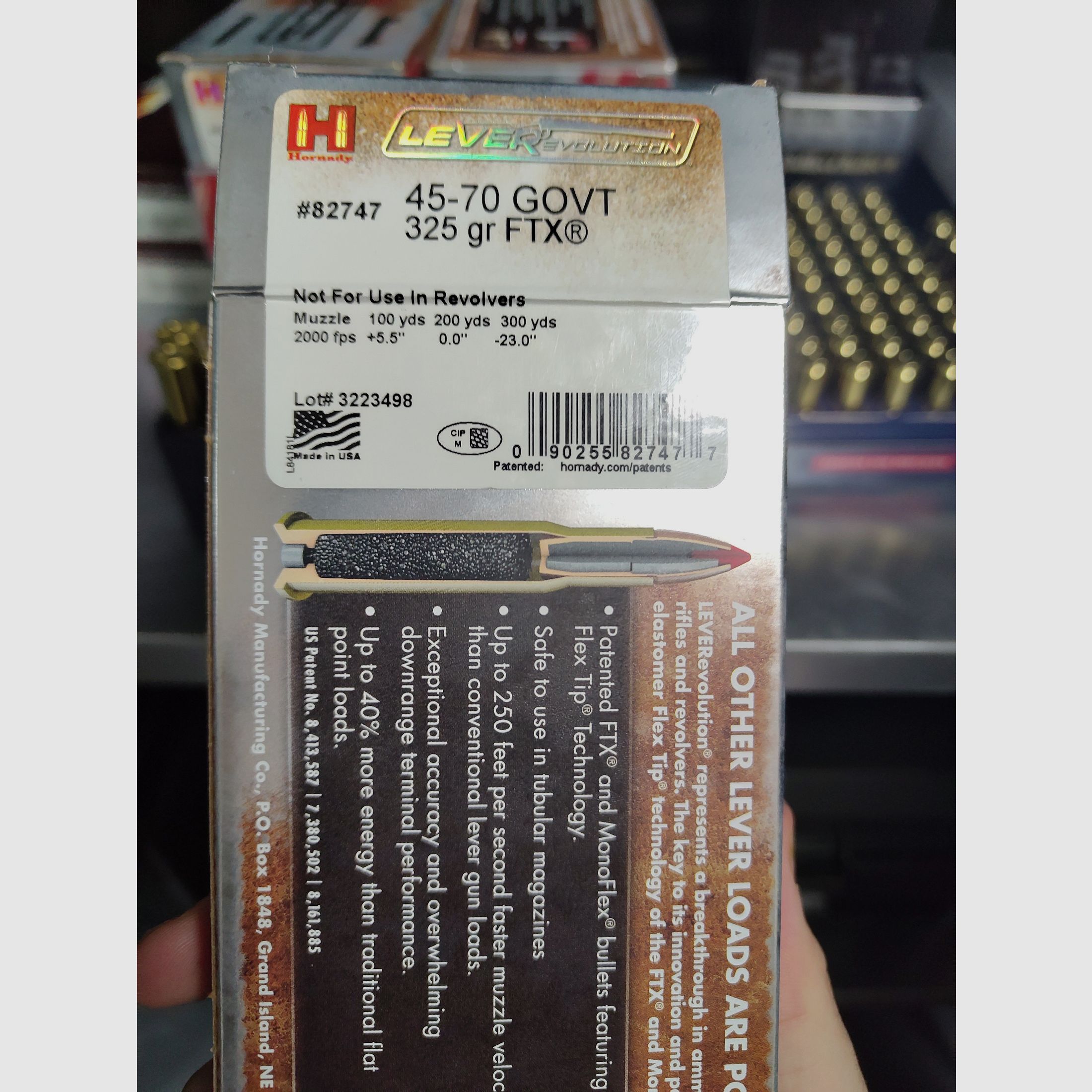 .45-70 Government Hornady LeverRevolution