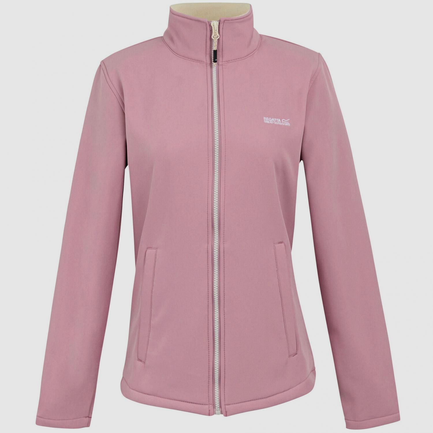 Connie V Softshell-Walkingjacke Damen (Lilas/Light Vanilla)