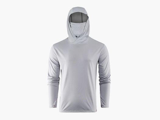 Grundens Tough Sun Masked Hoodie Mist XL