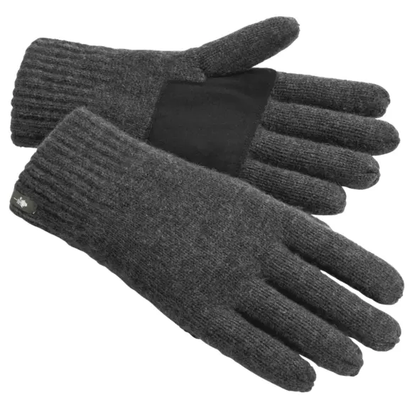 Schwarze Wollstrickhandschuhe Pinewood, Bild 1 von 2