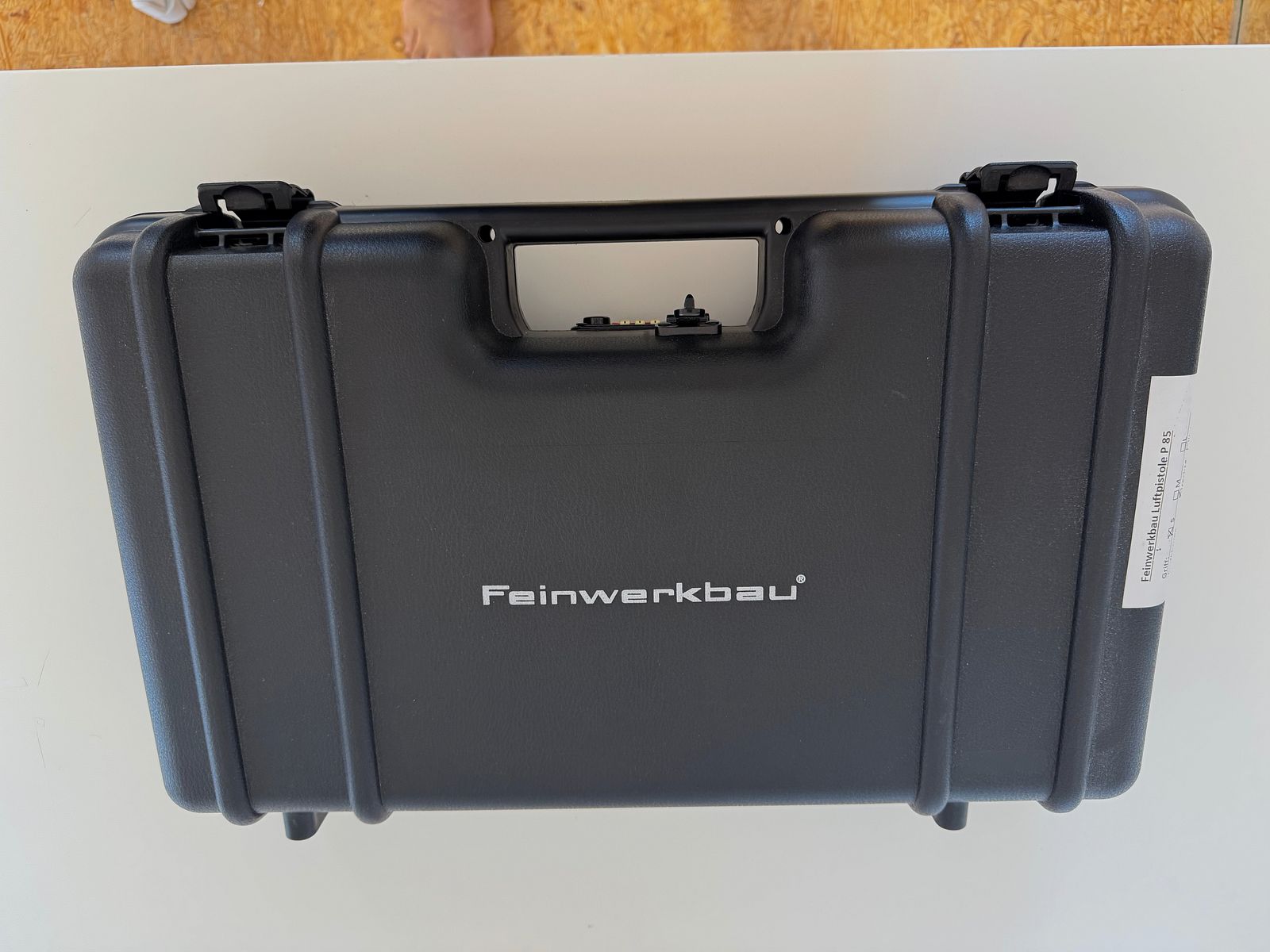Feinwerkbau FWB P 85 air pistol (5-shot) - absolutely as new! Grip S right, 2 magazines, 2 cartridges (purchase 2025)