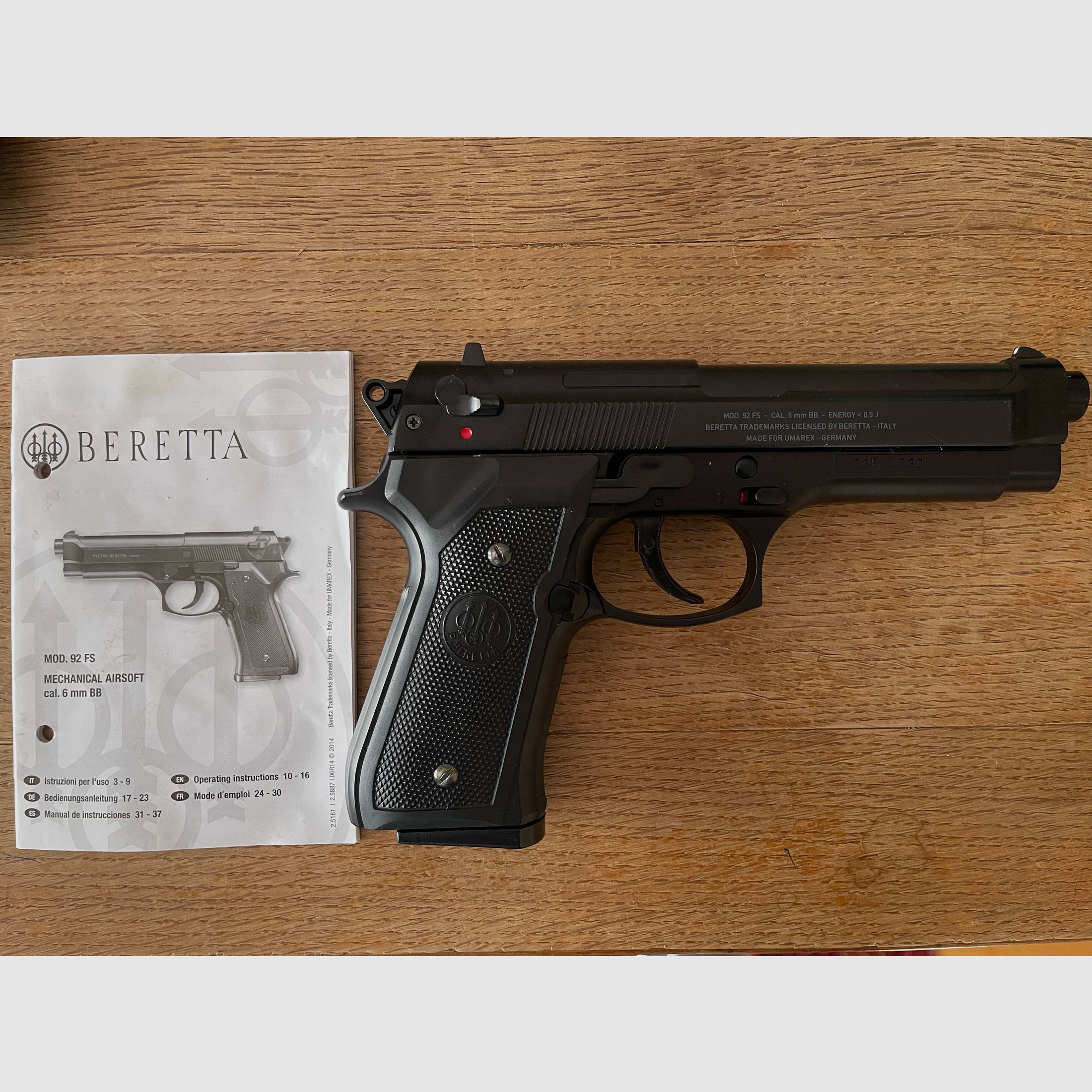 Umarex Beretta FS Model 92 FS 6mm Mechanical Airsoft