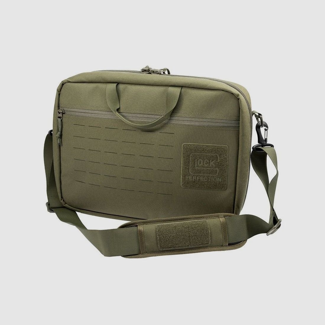 GLOCK Executive Gear Bag – Olive – CORDURA® 700D – 40×28×10 cm – 360° gepolstert – MOLLE/Klett