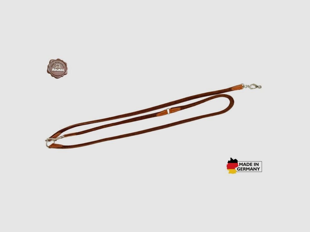 AKAH Umhängeleine aus Yak-Leder Velours