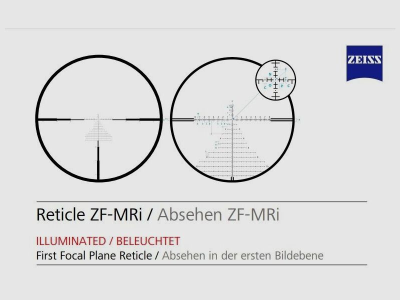 Zeiss Optics LRP S3 4-25x50 Abs. MRTi