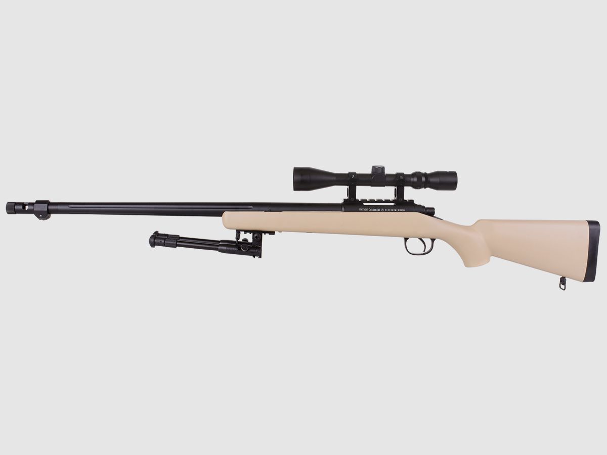 GSG MB07 Sniper Tan 6mm - Airsoft Federdruck