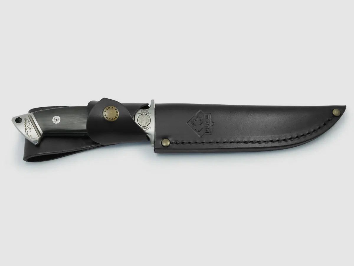 PUMA defender, cuerno de búfalo, acero Damasco SuperClean limitado a 50 piezas, imagen 2 de 4