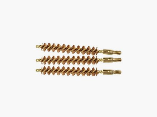 Tipton Best Bore Brush, cepillo de bronce para cal. 22, paquete de 3.
