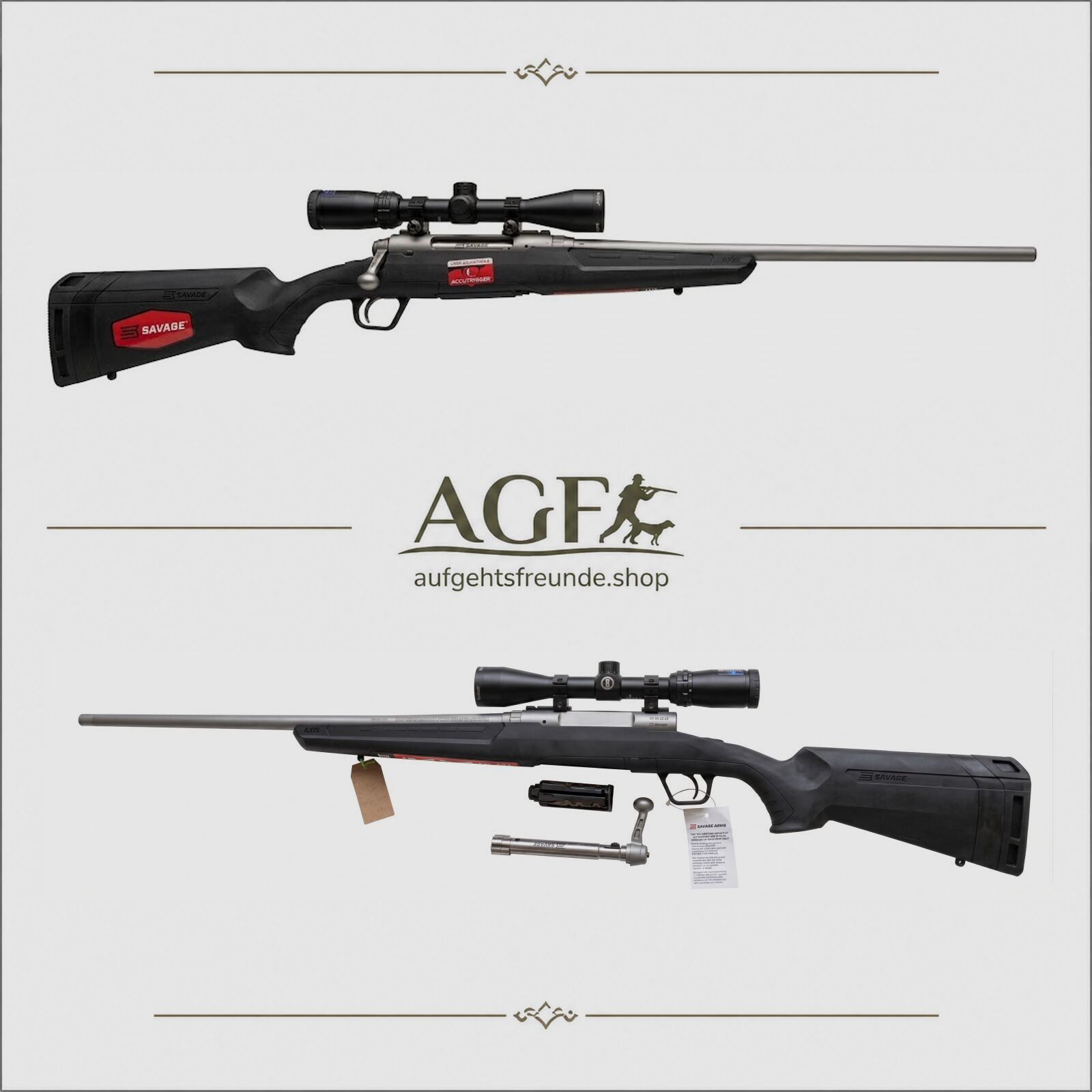 Savage Axis II XP 6,5 Creedmoor con Bushnell Banner 3-9x40, immagine 1 di 8