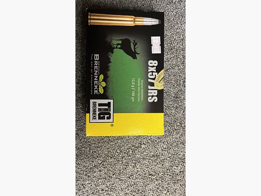 Munition Brenneke Torpedo Ideal Geschoss  8x57 IRS 19x20stk 