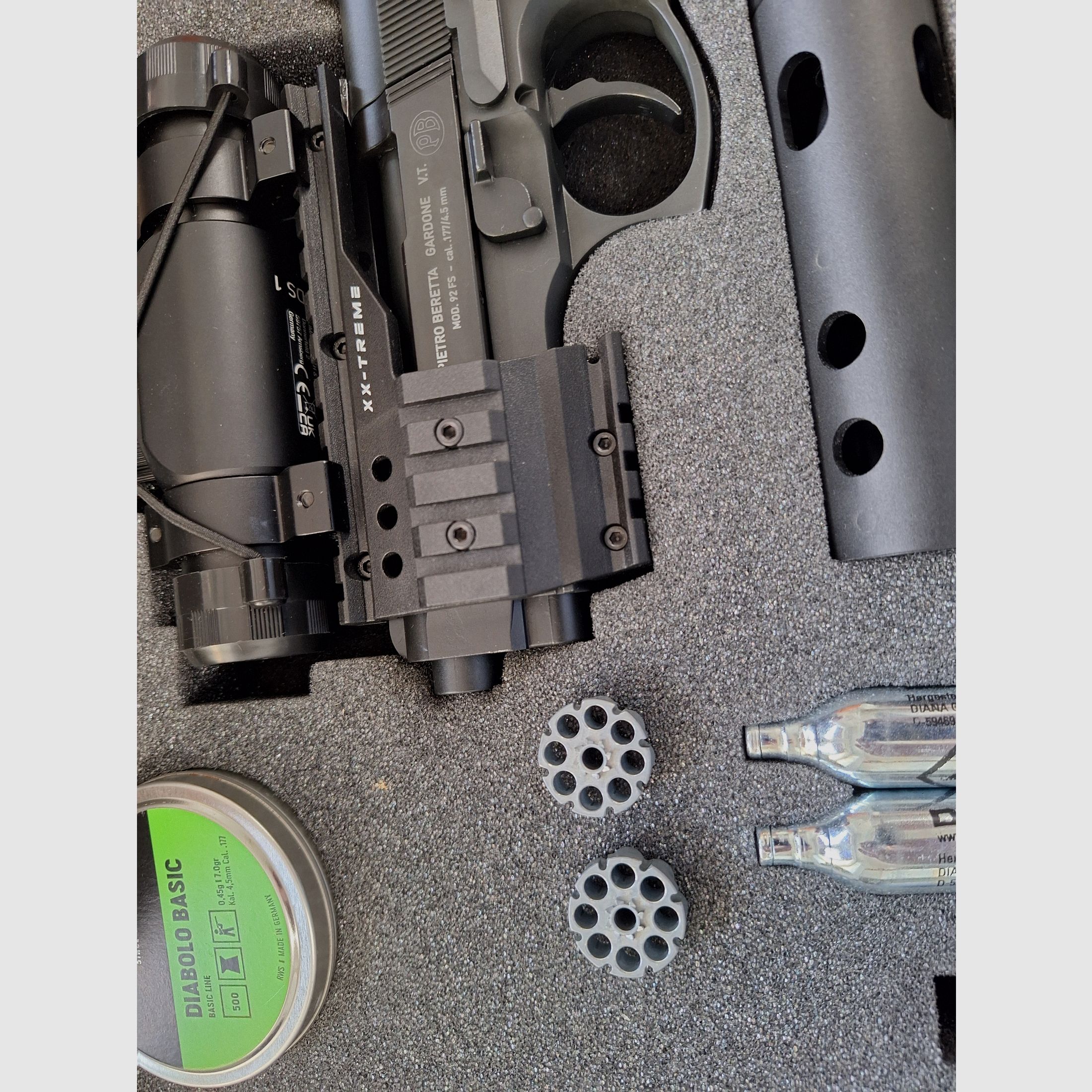 Beretta 92 FS XX-Treme 4,5 mm Diabolo bronzé pistolet Co2