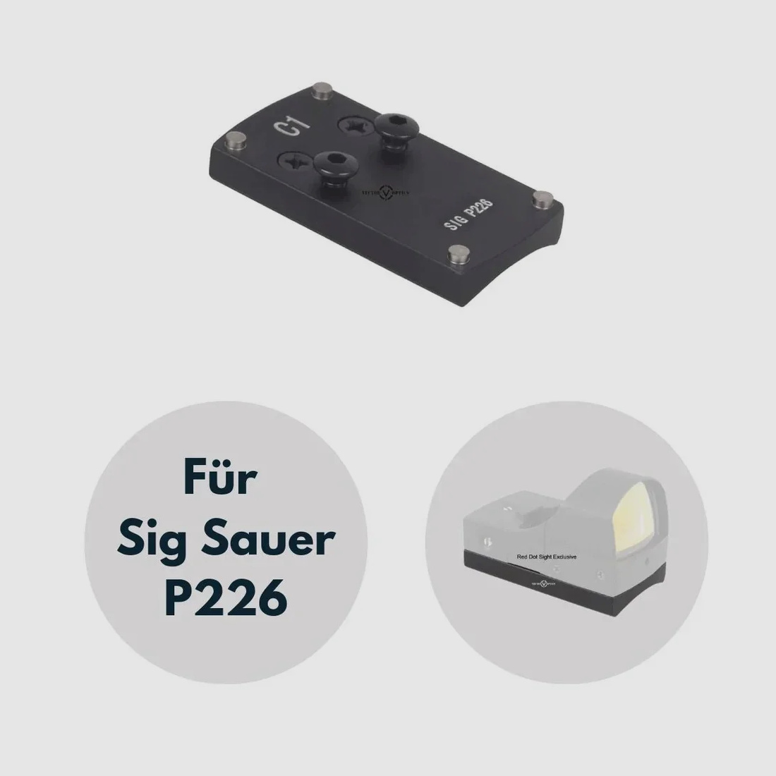 Vector Optics SCRDM-03 SIG P226 Montage für Reflexvisiere mit TEK (Docter Sight) Footprint