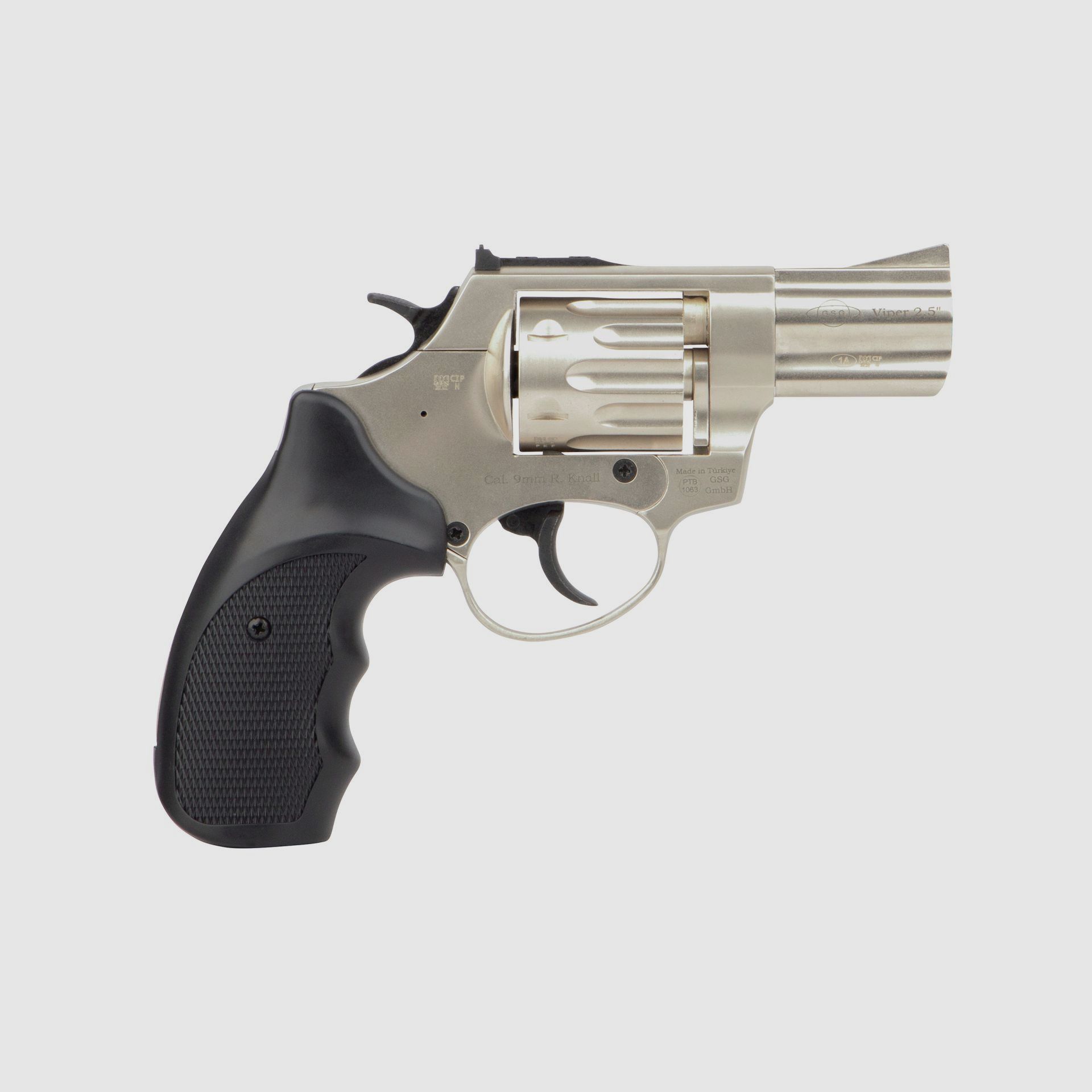 Ekol Viper 2,5'' Nickel 9 mm R. - Revolver a Gas-Segnale, immagine 2 di 6