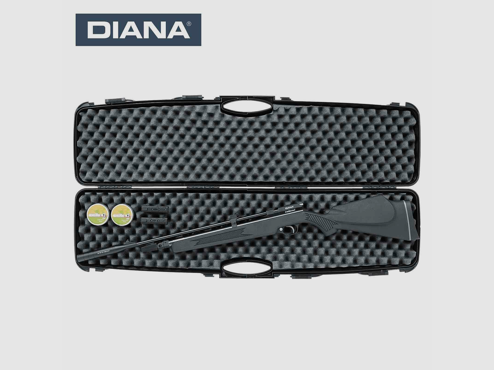 Kofferset Diana Trailscout Co2-Gewehr 4,5 mm Diabolo (P18)