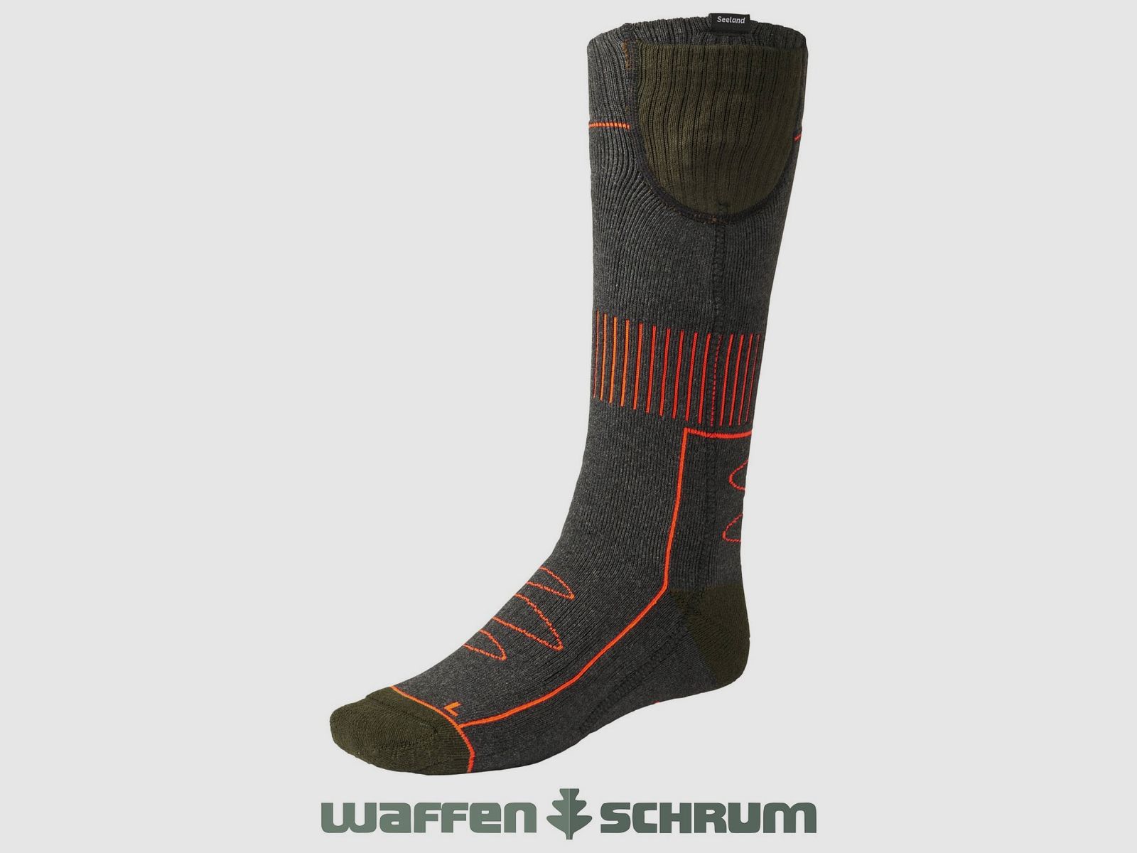 Seeland Beheizbare Socken Celsius Pine Green melange