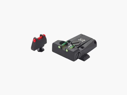 Hausse et Guidon fibre optique pour CZ 75, 85 SP01 (sauf Shadow) LPA SIGHTS
