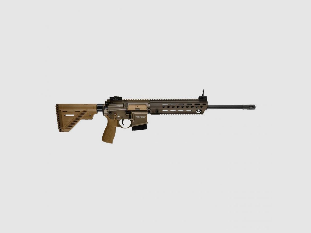 Karabin Heckler Koch MR223 A3 Green-Brown Slim-Line Hkey kal. 223 Rem 16,5 ", zdjęcie 6 z 6