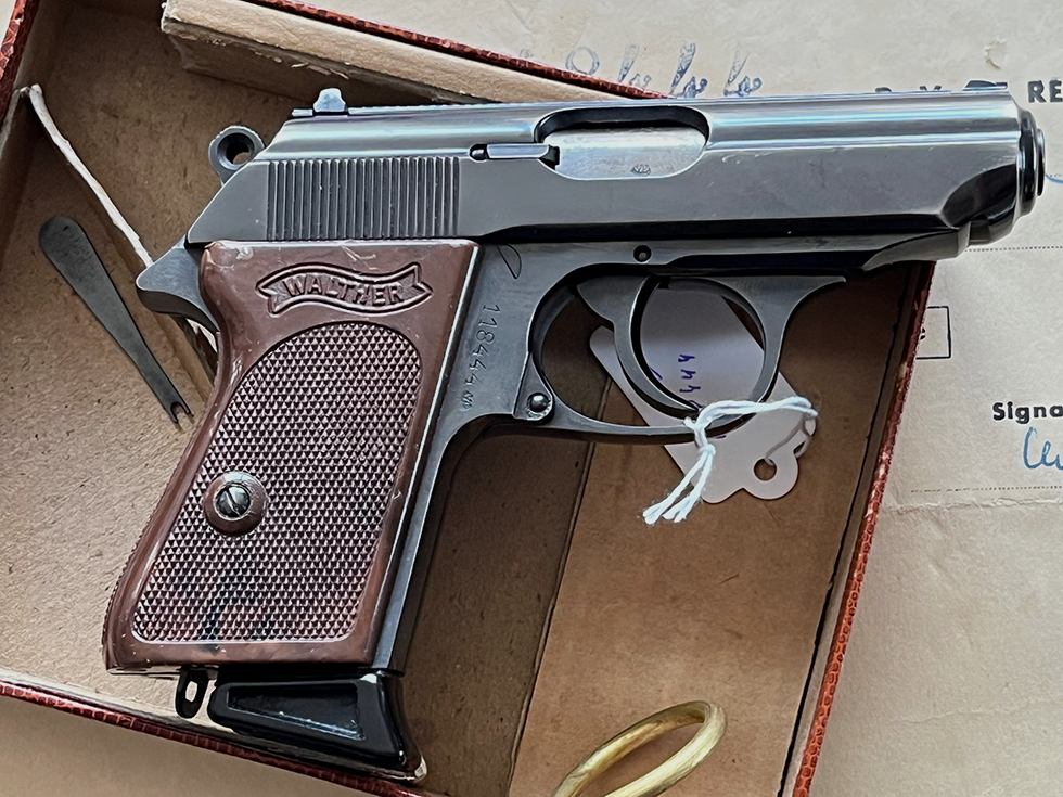 Walther PPK kal. 7,65 gebraucht, Waff. Nr.118444, Bild 2 von 2