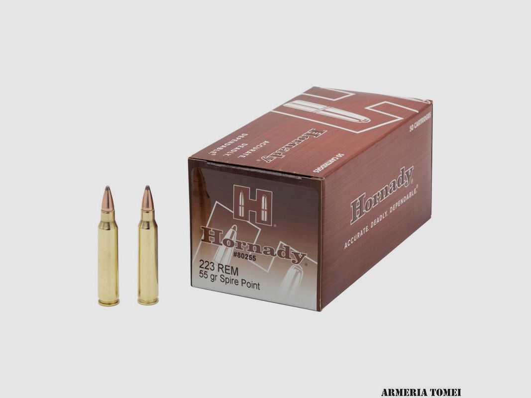 AMMUNITION – HORNADY – 30223 Remington 55 gr SP Custom™ -80255