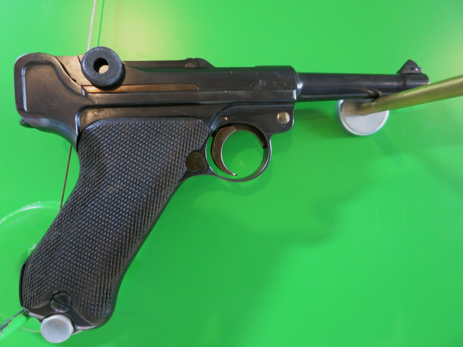 Mauser Oberndorf S/42 1936, Pistole 08 P08, 9 mm Luger, nummerngleich + perfekt!     #11, Bild 1 von 13