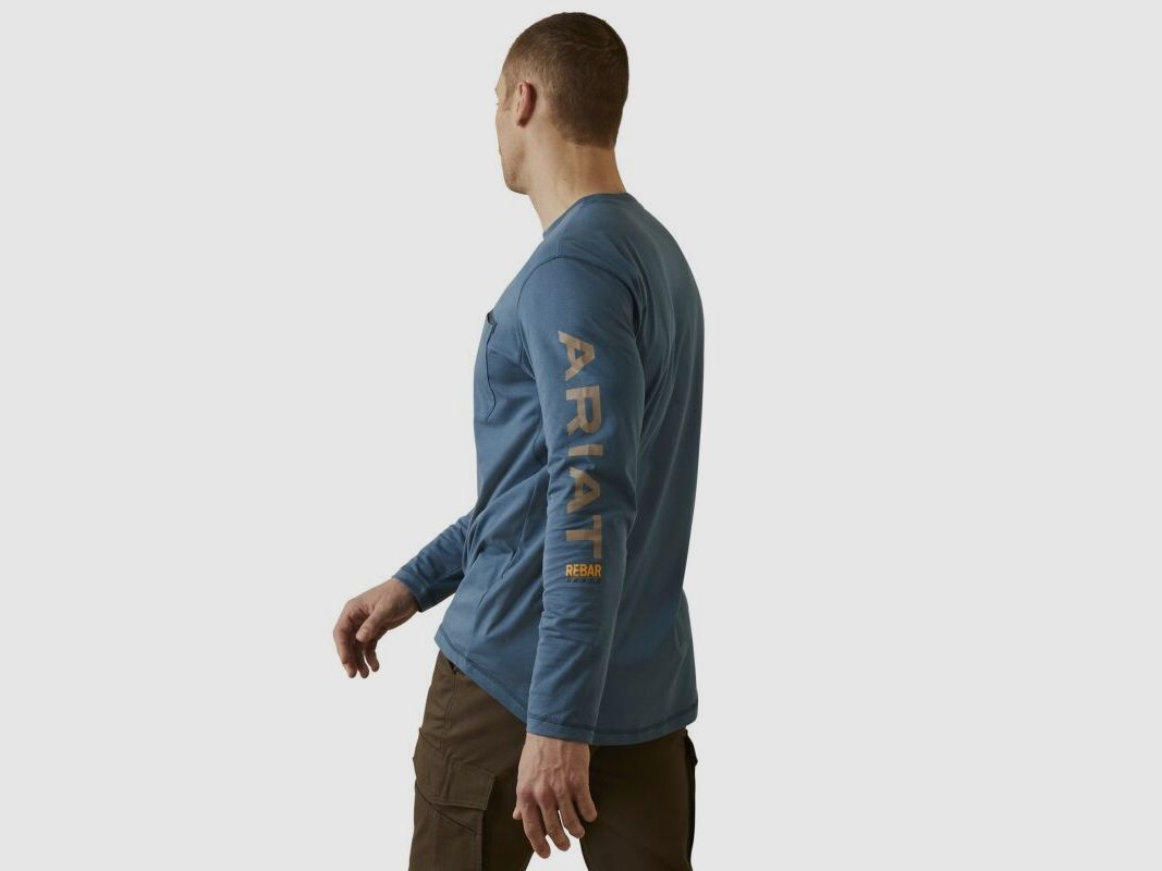 Ariat Herren Langarmshirt Rebar® Workman Logo