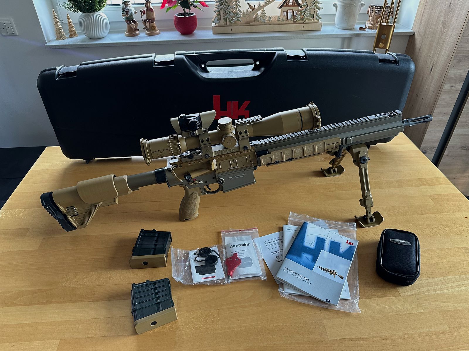 Heckler & Koch G28 Z avec équipement complet carabine semi-automatique 308 Win.