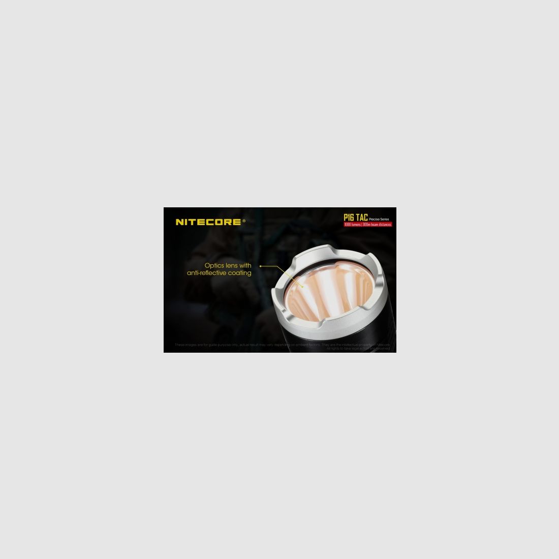 Linterna Nitecore P16 TAC 1000 lúmenes, imagen 17 de 20