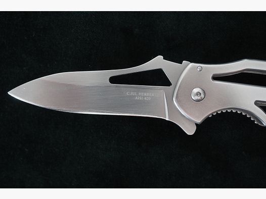 C. Julius Herbertz AISI 420 Skelett Messer, Einhandmesser